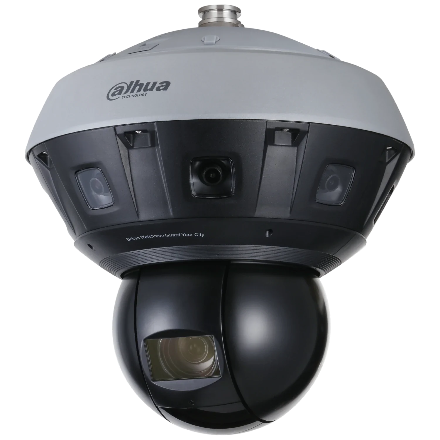 Cámara Dahua IP Panoramica 8x2MP + PTZ 4MP 40X IR400m Slot MicroSD Crowd Map Trip Wire Smart Tracking