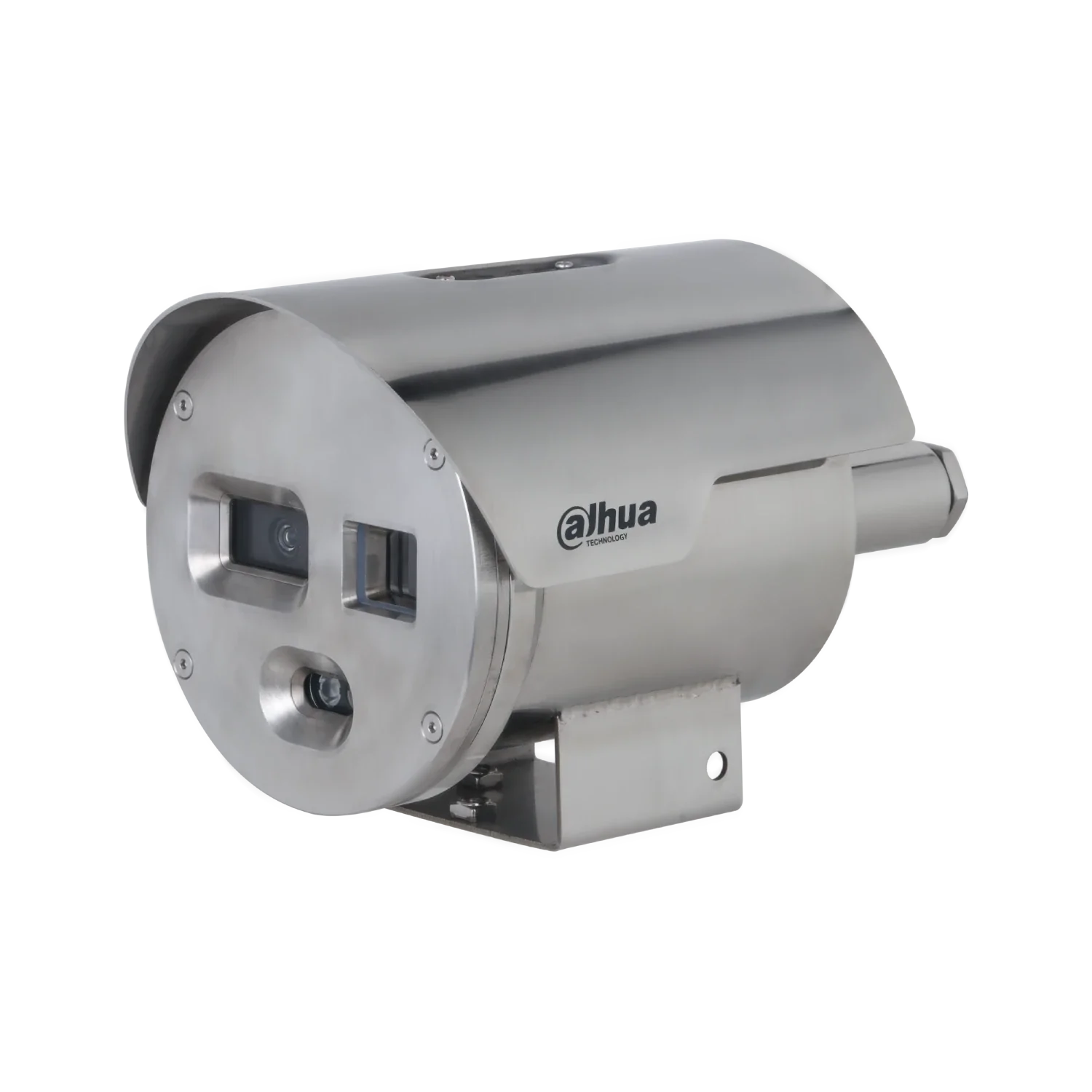 Cámara Dahua IP Termal 9mm Hibrida Antiexplosiva 4MP + 400x300 IP68 medicion T° incluye ZAZ100W