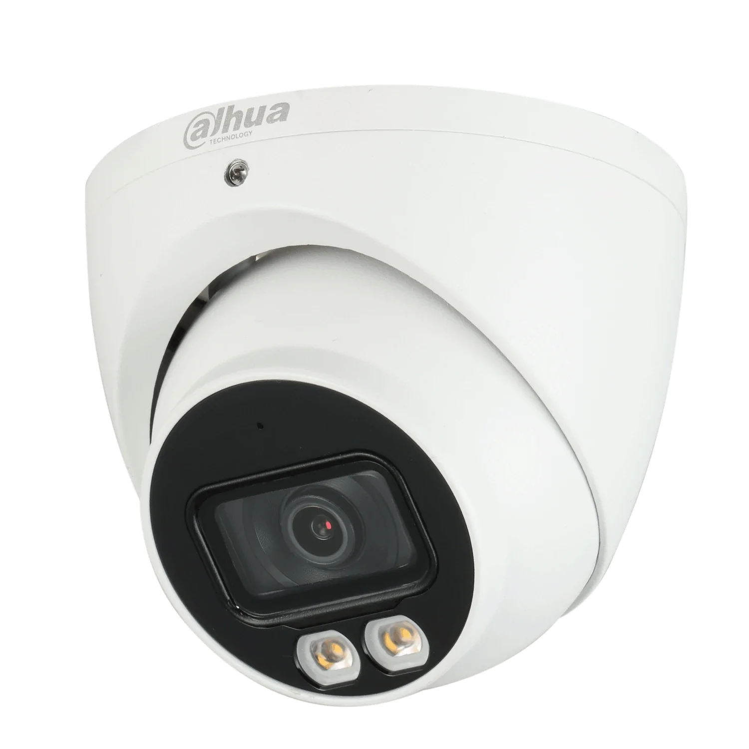 Cámara Dahua HDCVI Domo Doble iluminacion 2MP 1080P 2.8mm Mic integrado IR40 Led40 IP67