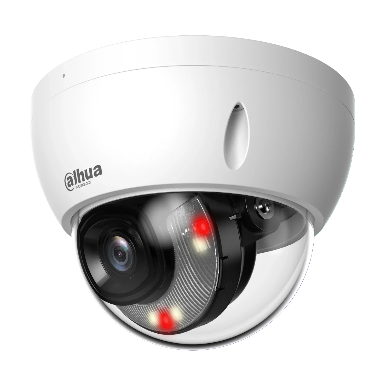 Cámara Dahua IP domo WizSense 2MP 3.6mm IR30 y Led 30 PoE IP67 IK10 WDR Starlight Dahua con mic