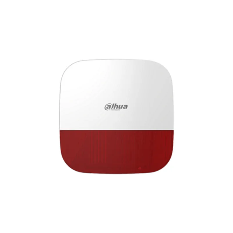 SIRENA INALAMBRICA EXTERIOR DAHUA 433MHZ ROJO IP65