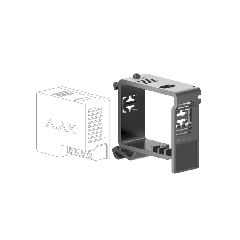 DIN HOLDER WALL SWITCH NEGRO