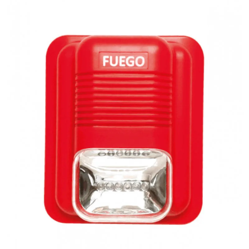 SIRENA INCENDIO C-ESTROBO 12V