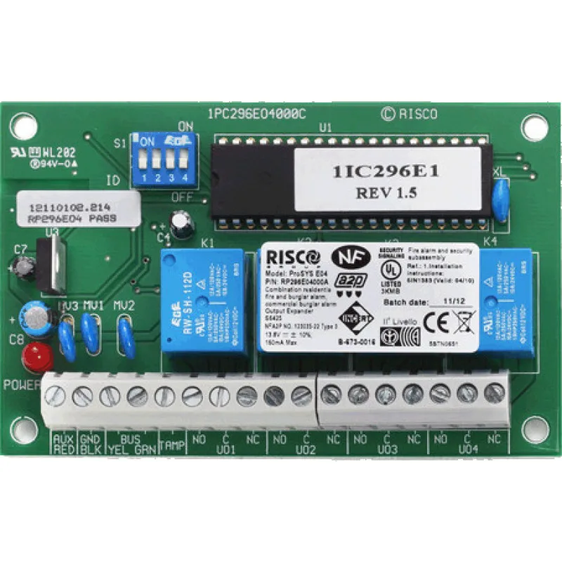 MODULO EXPANSOR 4 RELE 3A LIGHTSYS Y PROSYS PLUS