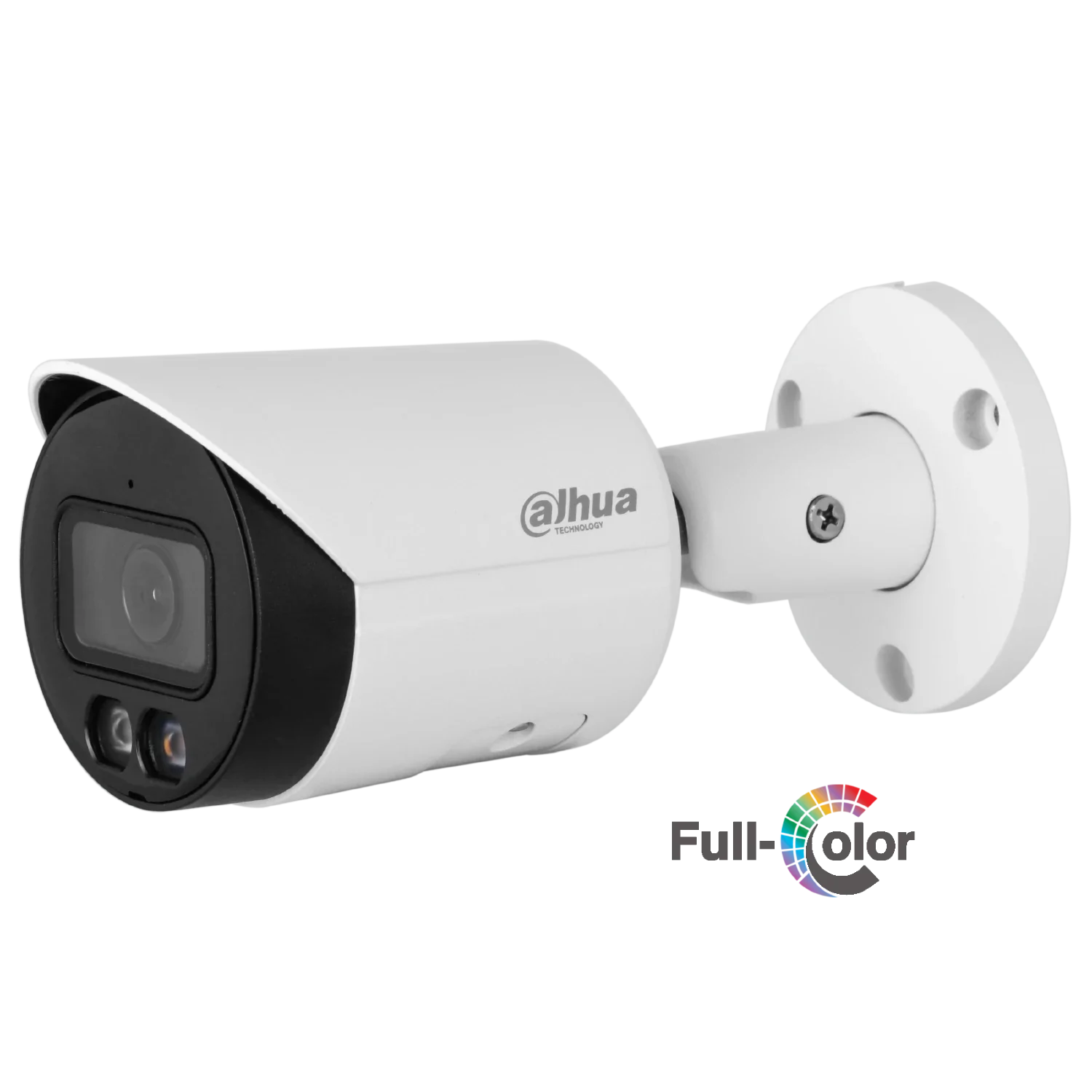 Cámara Dahua IP bullet WizSense 4MP 2.8mm IR y Led 30 PoE IP67 WDR Starlight Dahua con microfono
