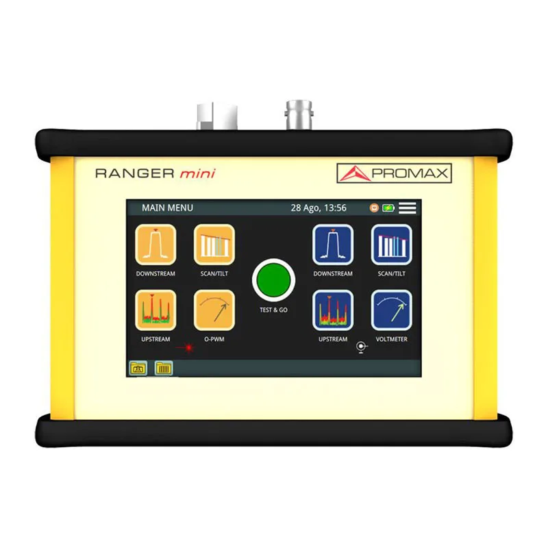 RANGER MINI ANALIZADOR CATV. TÁCTIL. POWER METER FO