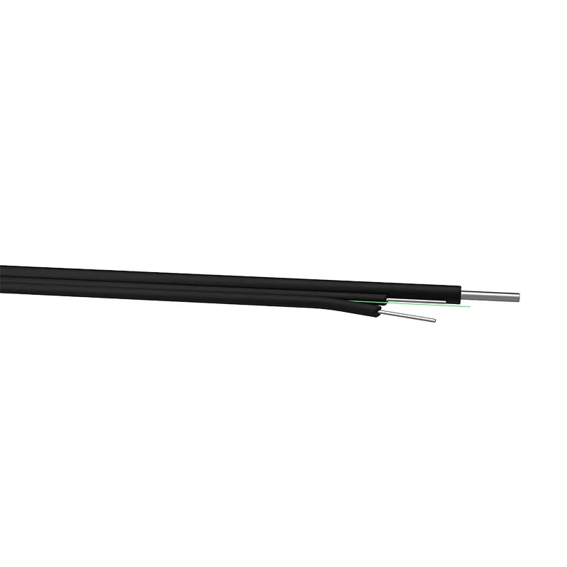 FIBRA OPTICA DROP FIG8 2F G657A2 LSZH NEGRO 1000MT