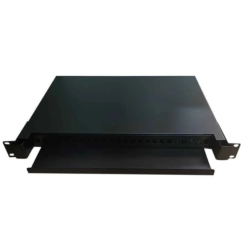 CABECERA RACK 19" 1U PANEL FIJO 24F