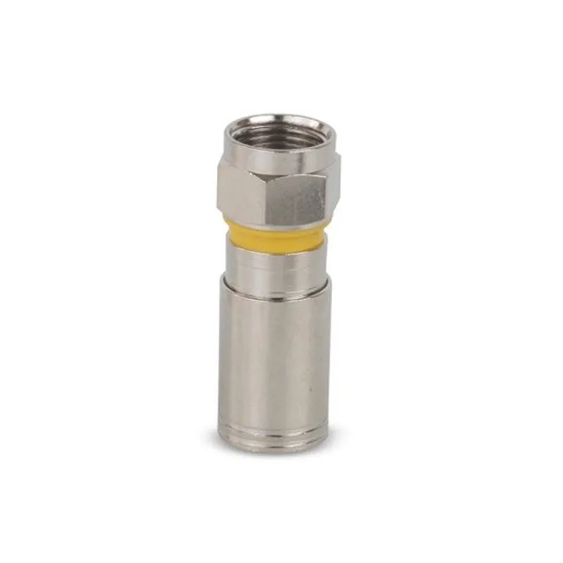 CONECTOR F COMPRESION METALICO RG6