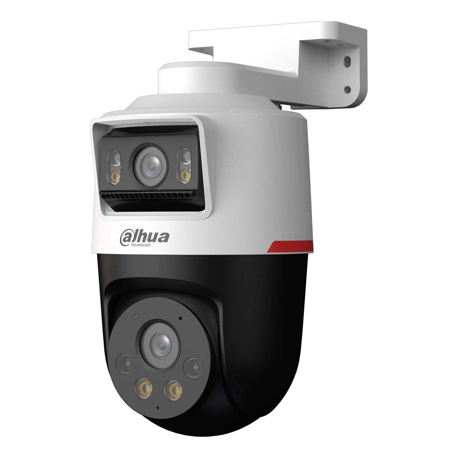 Cámara PT IP Doble Lente 2MP IP66 IVS WizColor LED30 Luz Blanca Dahua con Alarma Disuasiva