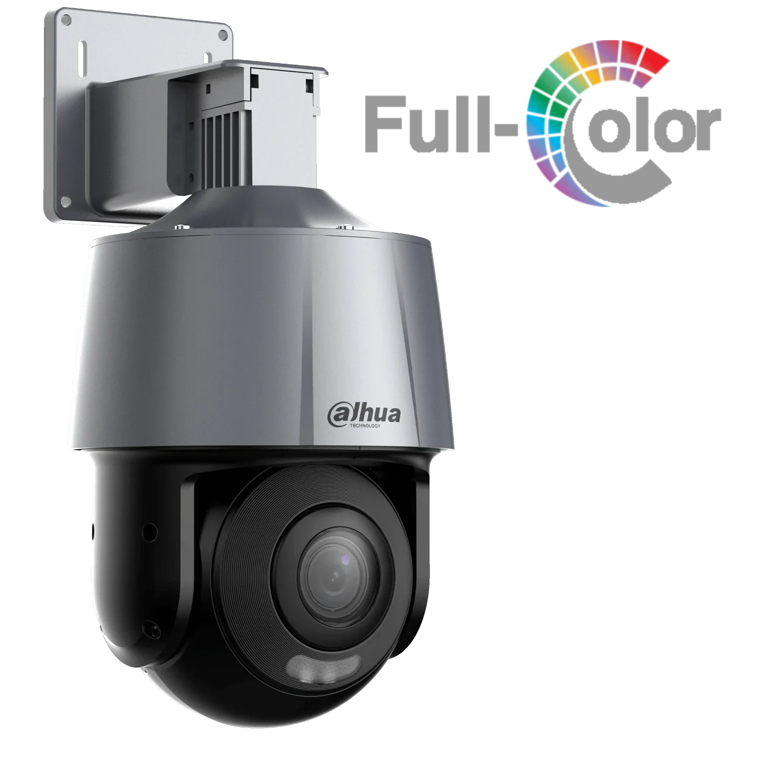 Cámara PT IP 4MP 4mm IP66 IVS Full-Color IR30 y Luz Blanca Dahua con Alarma Disuasiva