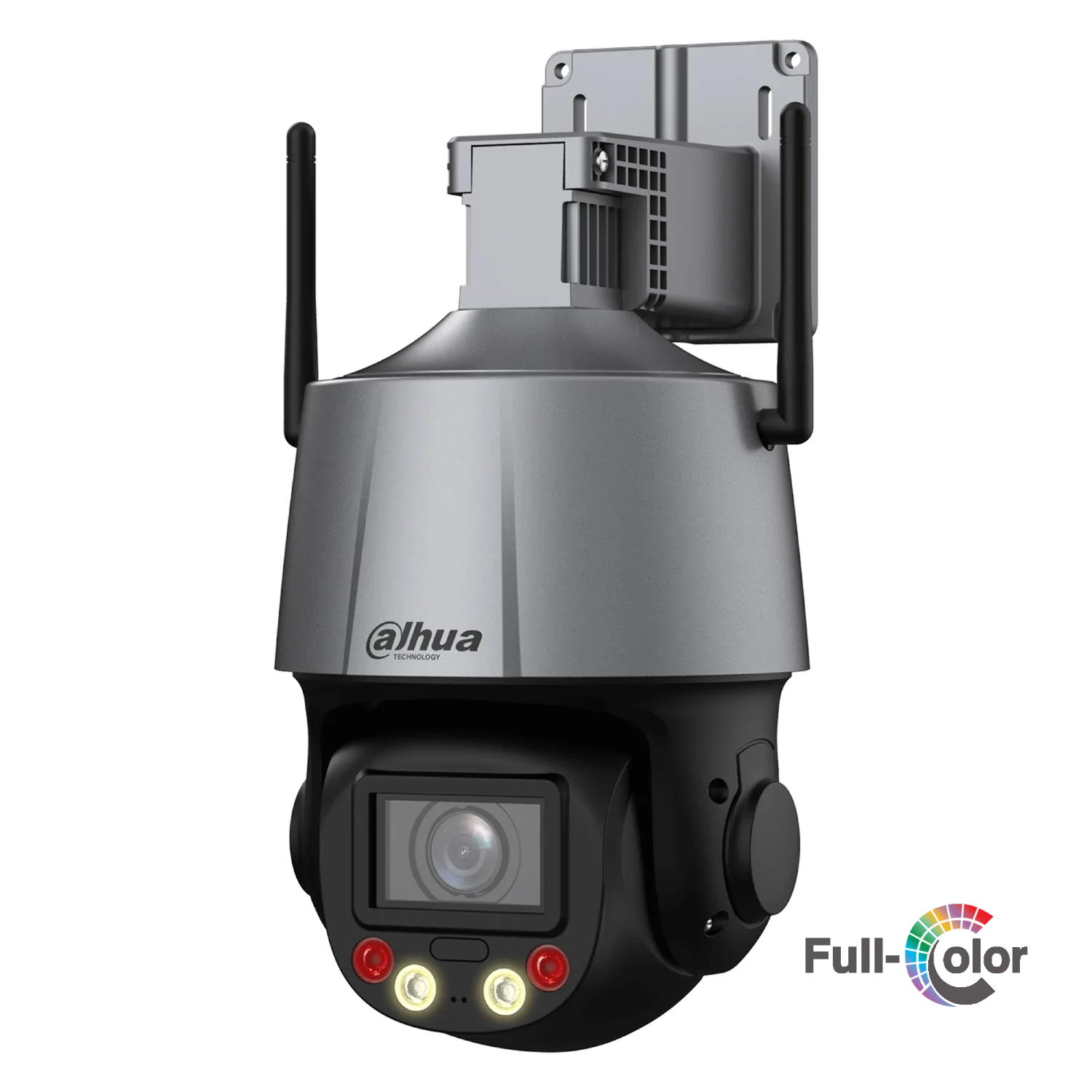 Cámara PTZ IP WiFi 4MP 5X IP66 IVS Full-Color IR50 Luz Blanca 30m Mic y Speaker Dahua