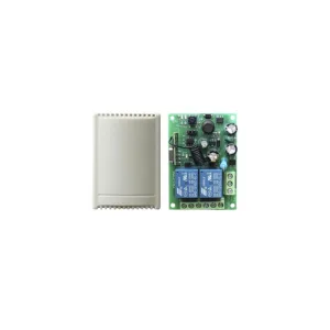 Receptor 433Mhz 2 canales 200 usuarios