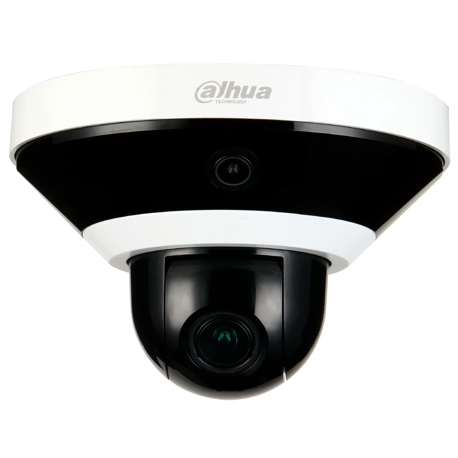 Cámara Dahua IP Domo 3x2MP IR15 PoE+ Slot MicroSD IVS + PTZ 2MP 5X